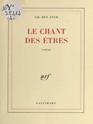 cover image of Le chant des êtres